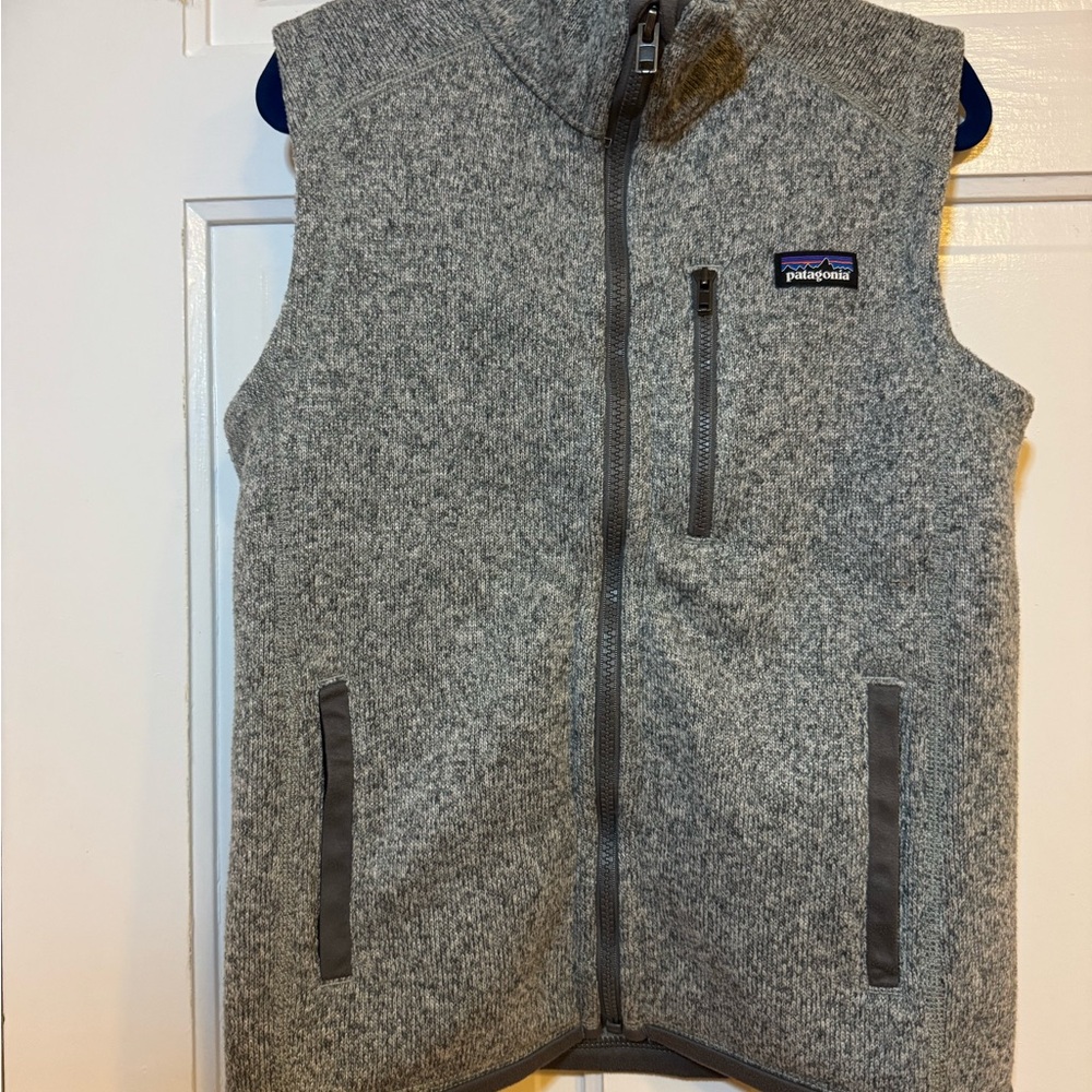 Patagonia kids Heather Gray Zip Vest